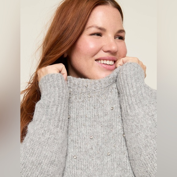 Lane Bryant Sweaters - Lane Bryant Light Gray  Sweater